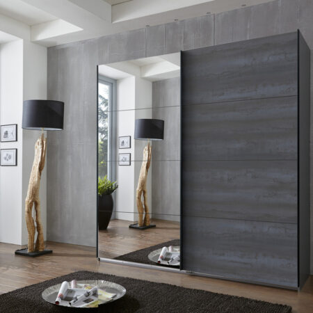 Tesoro 2 Door Sliding Wardrobe 180cm