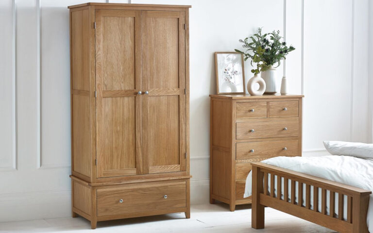 Mallory Combination Wardrobe Solid Oak